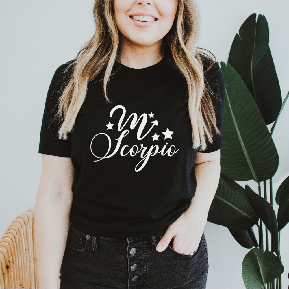 NEW Zodiac Star Sign Tee Soft Taurus Virgo Pisces